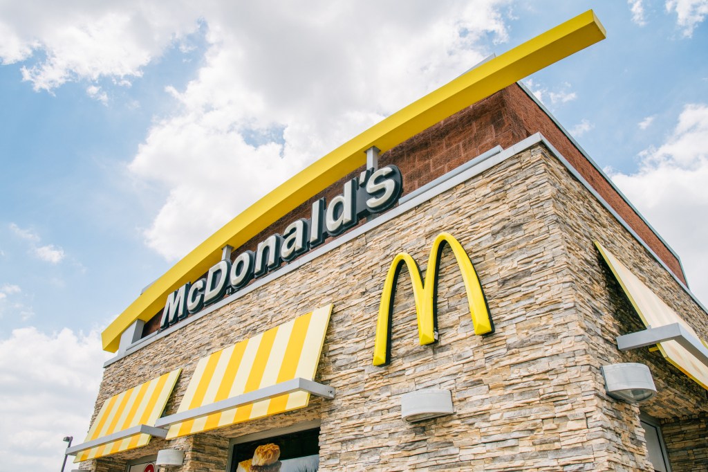 McDonald's has unveiled a new Big Arch burger. 